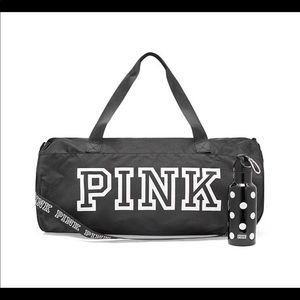 SOLD PINK Duffle Bag and Water Bottle
